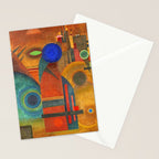 Wassily Kandinsky "Brown silence" (1925) Stationery Card Gallery Image 2