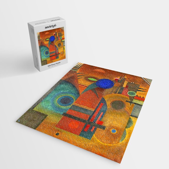 Wassily Kandinsky "Brown silence" (1925) Jigsaw Puzzle Gallery Image 2