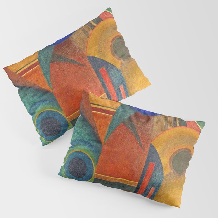 Wassily Kandinsky "Brown silence" (1925) Pillow Sham Gallery Image 3