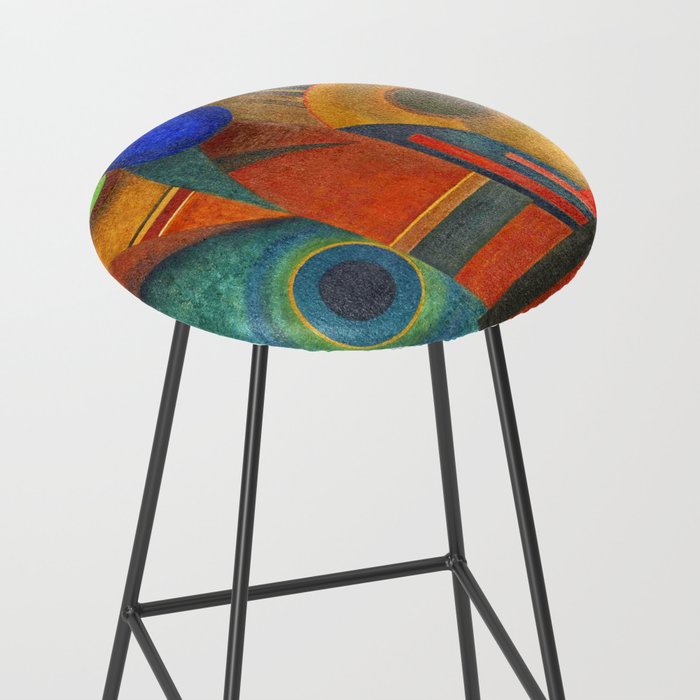 Wassily Kandinsky "Brown silence" (1925) Stool Gallery Image 2