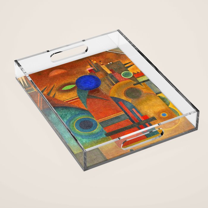 Wassily Kandinsky "Brown silence" (1925) Acrylic Tray Gallery Image 1