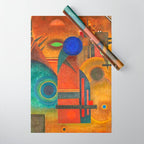 Wassily Kandinsky "Brown silence" (1925) Wrapping Paper Gallery Image 1