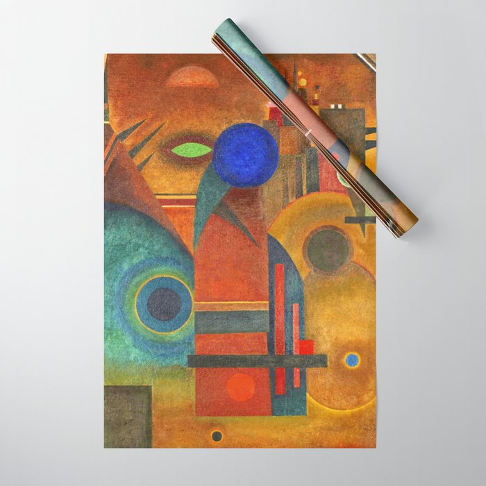 Wassily Kandinsky "Brown silence" (1925) Wrapping Paper Gallery Image 1