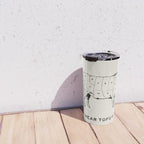I Hear Tofu's Nice - Funny Vegan Kitchen Quotes Travel Mug Gallery Image 4