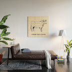 I Hear Tofu's Nice - Funny Vegan Kitchen Quotes Wood Wall Art Gallery Image 2