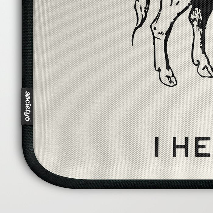 I Hear Tofu's Nice - Funny Vegan Kitchen Quotes Laptop Sleeve Gallery Image 3