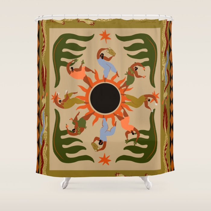 A Year Around the Sun  Shower Curtain Gallery Image 1