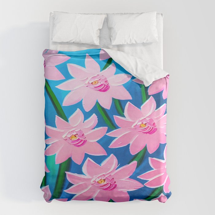Osaka: Flower Market 03 Duvet Cover Gallery Image 1