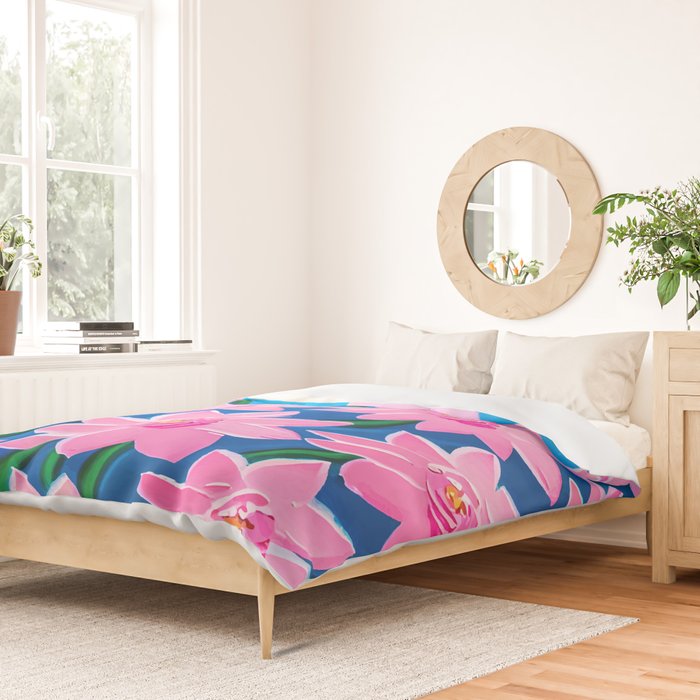 Osaka: Flower Market 03 Duvet Cover Gallery Image 2