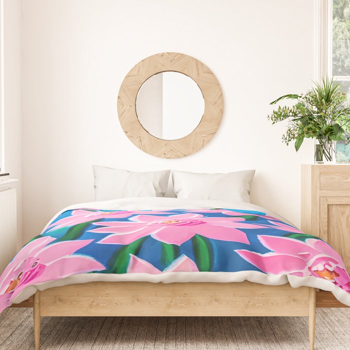 Osaka: Flower Market 03 Duvet Cover Gallery Image 3