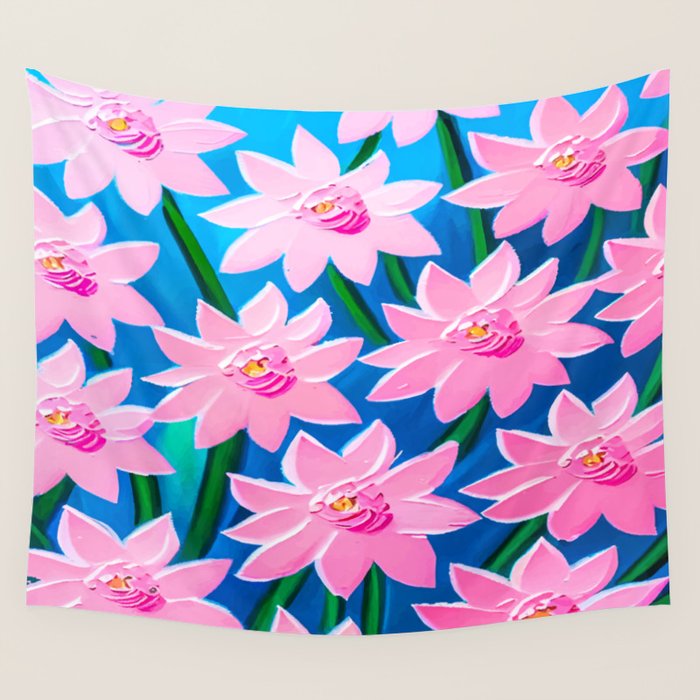 Osaka: Flower Market 03 Wall Tapestry Gallery Image 4