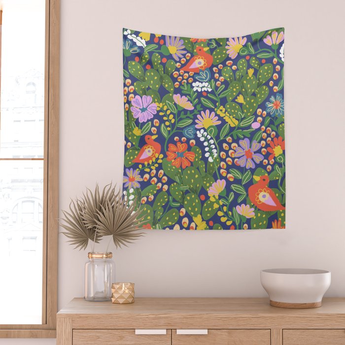 Folky Wall Tapestry Gallery Image 2