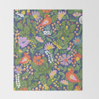 Folky Throw Blanket Gallery Image 2