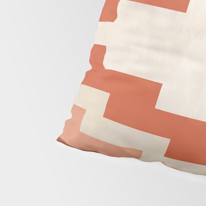 Traditional Retro Aztec Motif Rusty Colors Pillow Sham Gallery Image 4