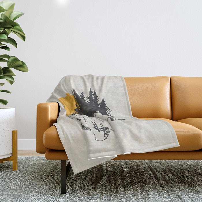 Sunrise Throw Blanket Gallery Image 1