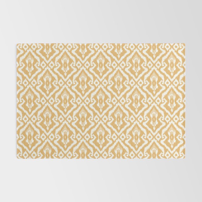 Modern Ikat Sunshine Yellow Rug Gallery Image 2
