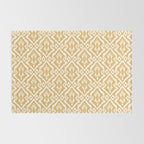 Modern Ikat Sunshine Yellow Rug Gallery Image 2