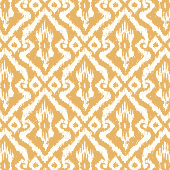 Modern Ikat Sunshine Yellow Coffee Mug Gallery Image 2