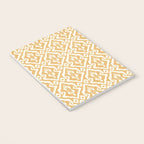 Modern Ikat Sunshine Yellow Notebook Gallery Image 3