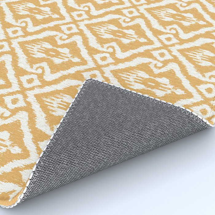 Modern Ikat Sunshine Yellow Rug Gallery Image 4