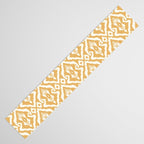 Modern Ikat Sunshine Yellow Table Runner Gallery Image 3