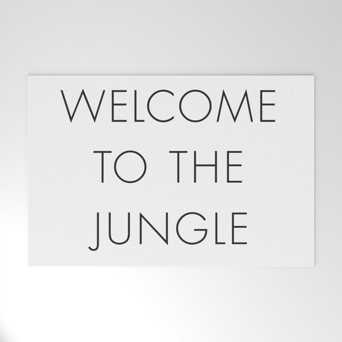 Welcome to the Jungle Welcome Mat Gallery Image 1