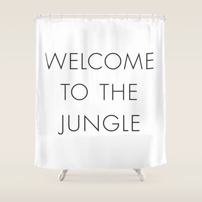 Welcome to the Jungle Shower Curtain Gallery Image 1
