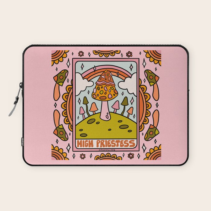 2. High Priestess Mushroom Laptop Sleeve Gallery Image 1