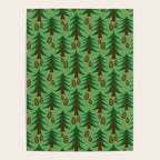 Abstract Fir Trees and Pine Cones Poster Gallery Image 4