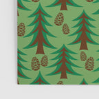 Abstract Fir Trees and Pine Cones Poster Gallery Image 3