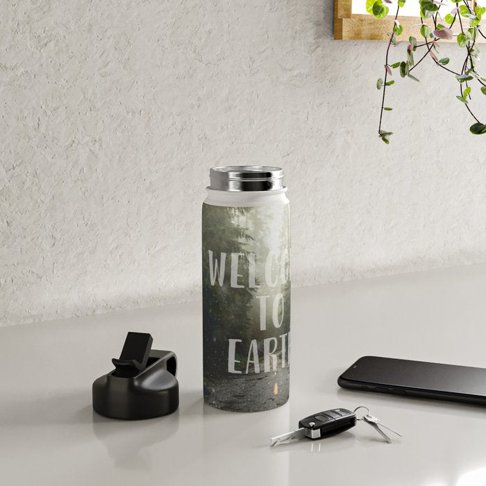 WELCOME TO EARTH Water Bottle Gallery Image 4