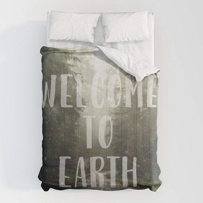 WELCOME TO EARTH Comforter Gallery Image 1