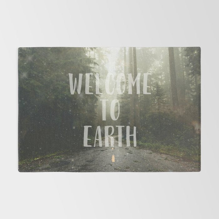 WELCOME TO EARTH Rug Gallery Image 2
