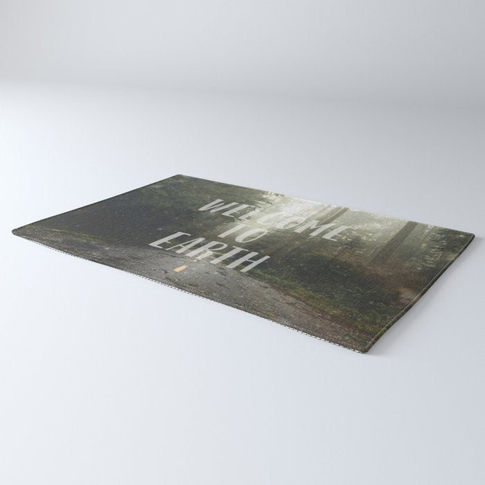 WELCOME TO EARTH Rug Gallery Image 3