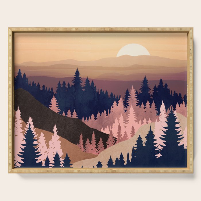 Summer Dusk Serving Tray Gallery Image 1