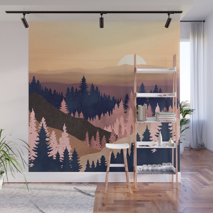 Summer Dusk Wall Mural Gallery Image 1