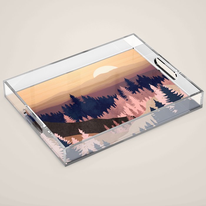 Summer Dusk Acrylic Tray Gallery Image 1