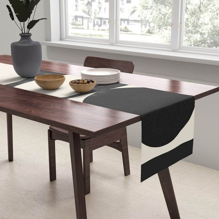 Minimal Abstract Art 39b Table Runner Gallery Image 2