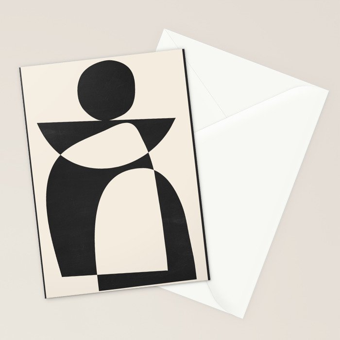 Minimal Abstract Art 39b Stationery Card Gallery Image 2