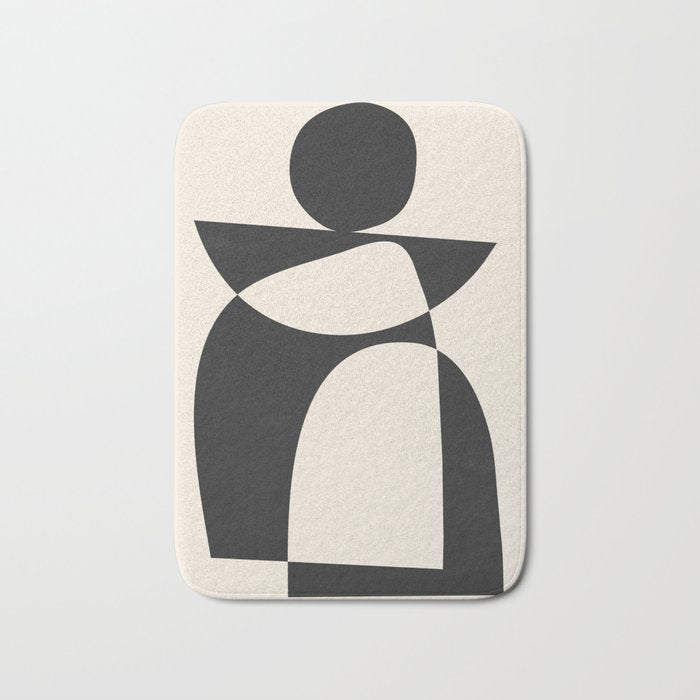 Minimal Abstract Art 39b Bath Mat Gallery Image 1