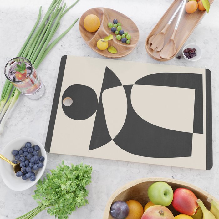 Minimal Abstract Art 39b Cutting Board Gallery Image 2