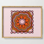 Flower Granny Square Serving Tray Gallery Image 1