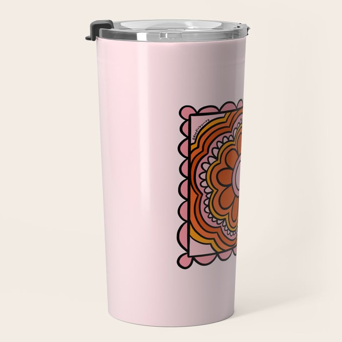 Flower Granny Square Travel Mug Gallery Image 3
