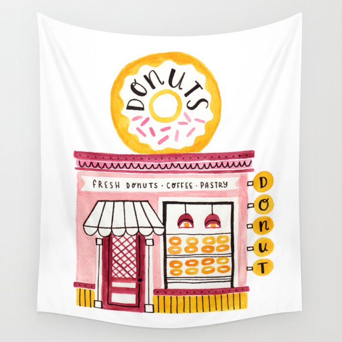 Donut Shop Wall Tapestry Gallery Image 4