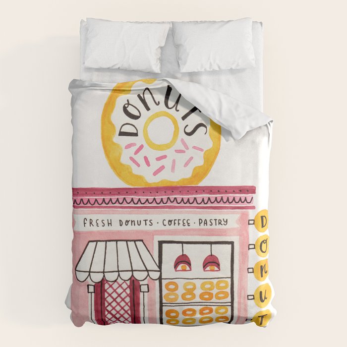 Donut Shop Duvet Cover Gallery Image 1