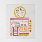 Donut Shop Throw Blanket Gallery Image 2