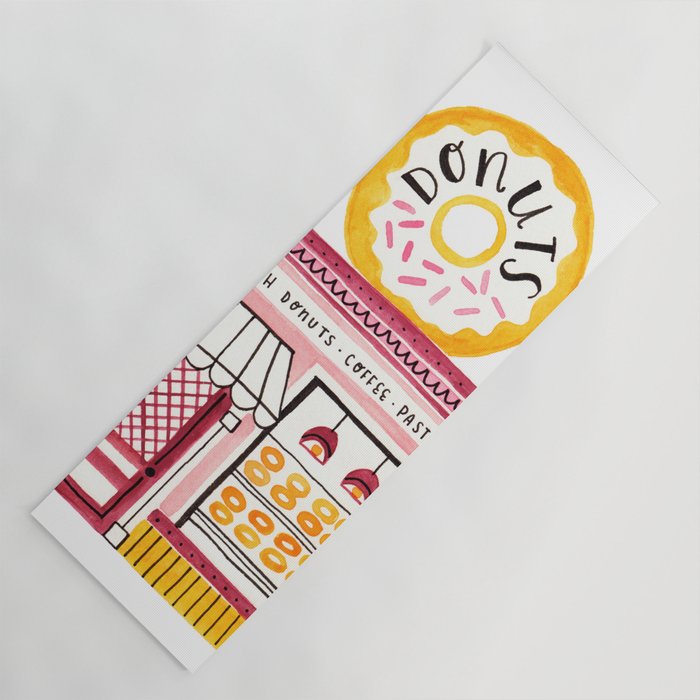Donut Shop Yoga Mat Gallery Image 1