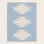 Geometric Southwestern Minimalism - Soft Sky Blue Poster Gallery Image 4