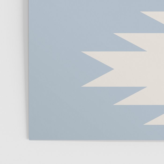 Geometric Southwestern Minimalism - Soft Sky Blue Poster Gallery Image 3