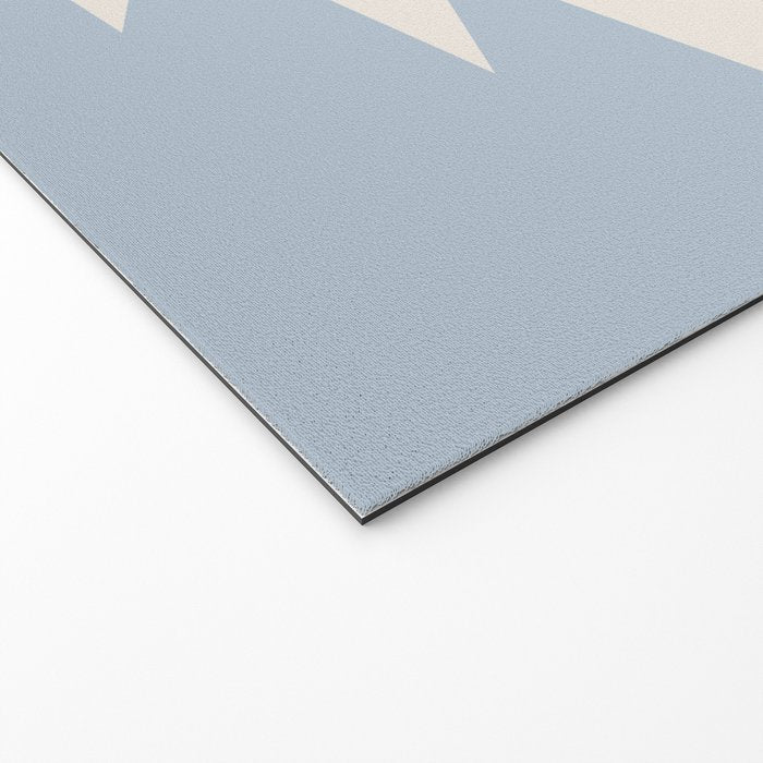 Geometric Southwestern Minimalism - Soft Sky Blue Welcome Mat Gallery Image 2
